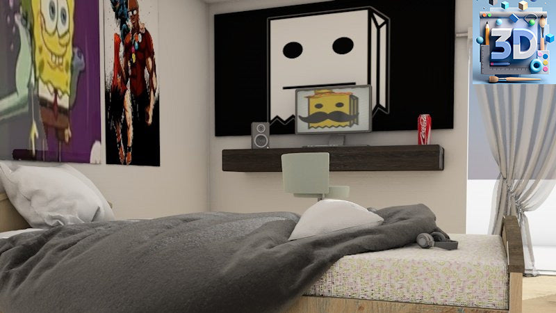 Modern Room 3D Model