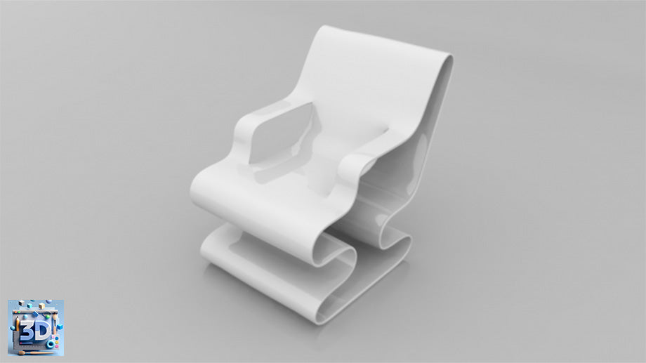 Modern chair 3D design Model