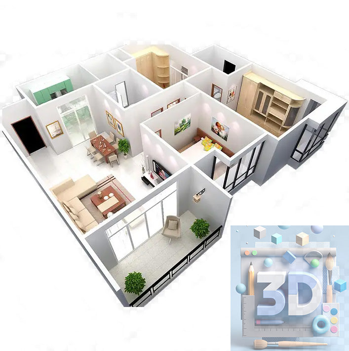 House Design 3D AI Model