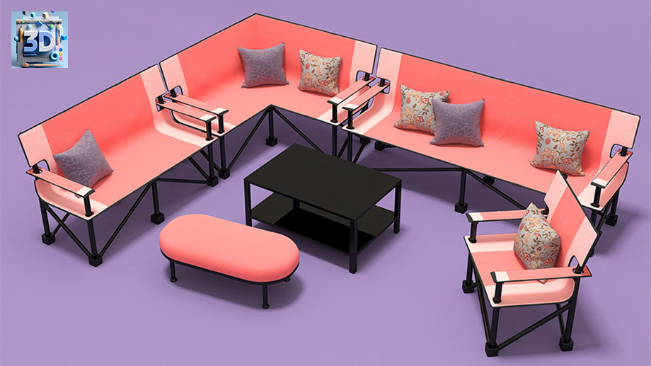 Sofa Design 3D Model