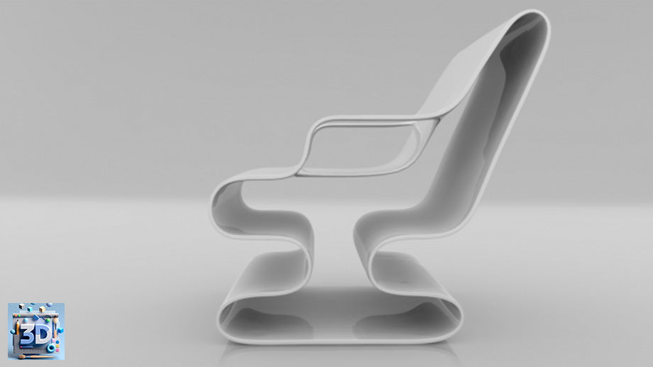 Modern chair 3D design Model